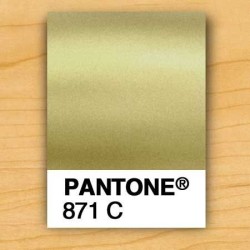 110 Mts x 60 cm Bobina Papel de Regalo color dorado