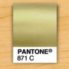 110 Mts x 60 cm Bobina Papel de Regalo color dorado