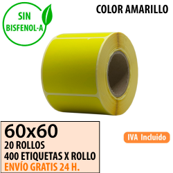 60X60 - 20 Rollos Etiquetas...
